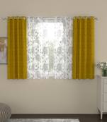ROSARA HOME Ottoman Belle Pack of 4 Window Curtains