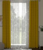 ROSARA HOME Ottoman Lydia Pack of 4 Door Curtains