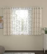 ROSARA HOME Reggio Emily Pack of 4 Window Curtains