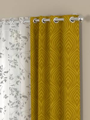 ROSARA HOME Ottoman Emily Pack of 4 Window Curtains 2