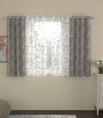 ROSARA HOME Regal Emily Pack of 4 Window Curtains