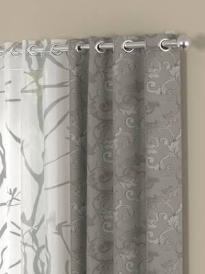ROSARA HOME Regal Wallace Pack of 4 Window Curtains 2