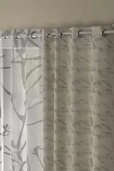 ROSARA HOME Reggio Wallace Pack of 4 Door Curtains