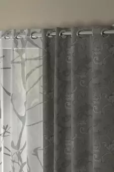 ROSARA HOME Regal Wallace Pack of 4 Door Curtains