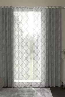 ROSARA HOME Regal Bruno Pack of 4 Door Curtains