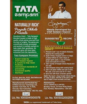 Tata Sampann Punjabi Chhole Masala, 100g 1