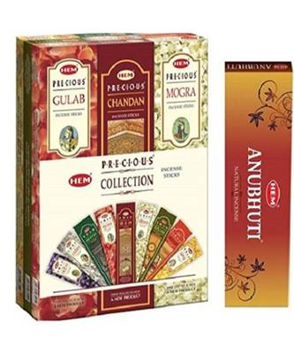 Hem Precious 9 Assorted Incense sticks and Masala Incense stick 1