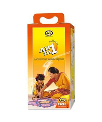 Cycle Pure Agarbathies All in One Pack of 2 Mix of Different Fragrances Incense Sticks 1