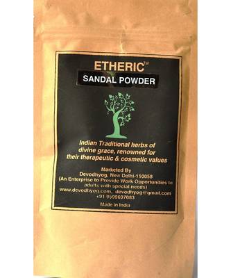 ETHERIC Natural Sandal Powder, 100 gm 1