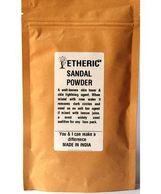 ETHERIC Natural Sandal Powder, 100 gm 2