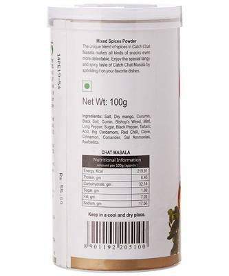 Catch Sprinkles Chat Masala, 100g 2