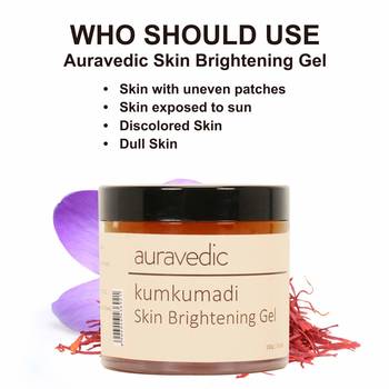 Auravedic Kumkumadi Skin Brightening Gel, 100g 3