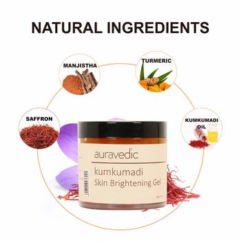 Auravedic Kumkumadi Skin Brightening Gel, 100g 4