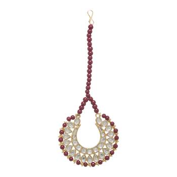 Maroon Pearl Jewellery 5