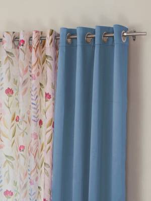 ROSARA HOME Erba Grace Voile Pack of 4 Window Curtains 2