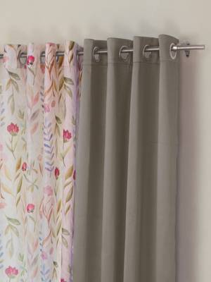 ROSARA HOME Erba Grace Voile Pack of 4 Window Curtains 2