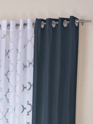 ROSARA HOME Mateo Bruno Pack of 4 Window Curtains 2