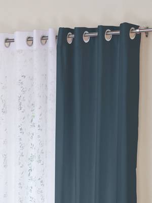ROSARA HOME Mateo Emily Pack of 4 Window Curtains 2