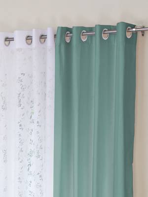 ROSARA HOME Mateo Emily Pack of 4 Window Curtains 2