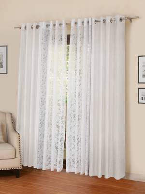 ROSARA HOME Mateo Emily Pack of 4 Door Curtains 1