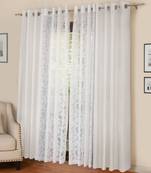 ROSARA HOME Mateo Emily Pack of 4 Door Curtains
