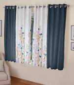 ROSARA HOME Mateo Grace Panel Pack of 4 Window Curtains