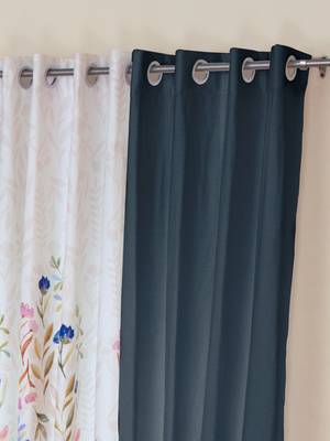 ROSARA HOME Mateo Grace Panel Pack of 4 Window Curtains 2