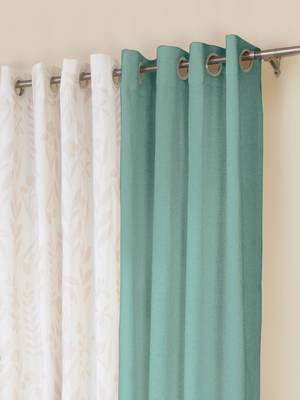 ROSARA HOME Mateo Grace Panel Pack of 4 Door Curtains 2
