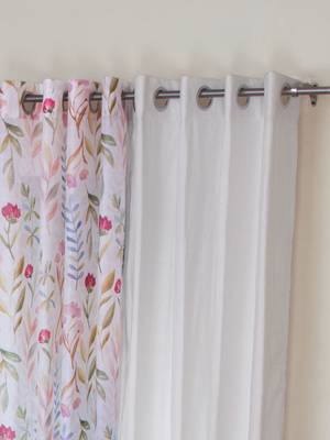 ROSARA HOME Mateo Grace Voile Pack of 4 Window Curtains 2