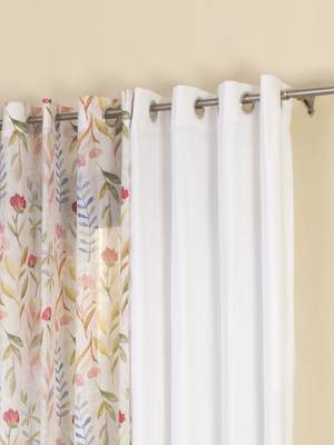 ROSARA HOME Mateo Grace Voile Pack of 4 Door Curtains 2