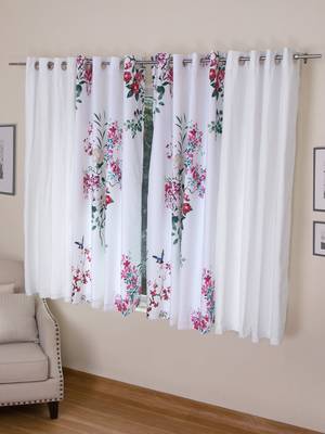 ROSARA HOME Mateo Kai Panel Pack of 4 Window Curtains 1