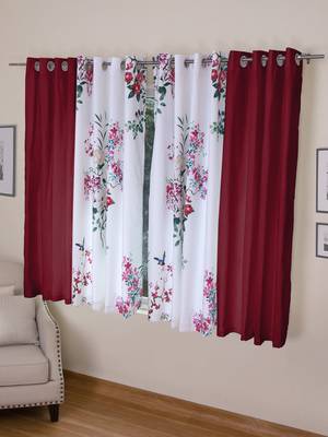 ROSARA HOME Mateo Kai Panel Pack of 4 Window Curtains 1