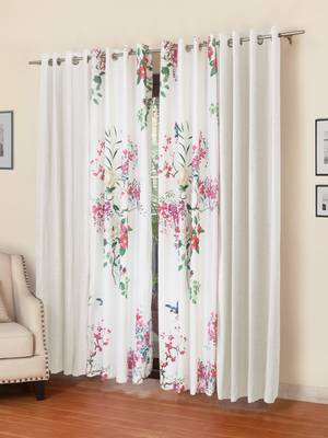 ROSARA HOME Mateo Kai Panel Pack of 4 Door Curtains 1
