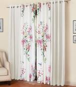 ROSARA HOME Mateo Kai Panel Pack of 4 Door Curtains