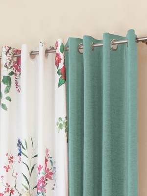 ROSARA HOME Mateo Kai Panel Pack of 4 Door Curtains 2