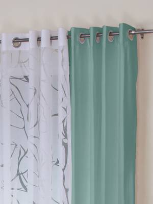 ROSARA HOME Mateo Wallace Pack of 4 Window Curtains 2