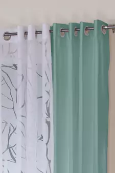 ROSARA HOME Mateo Wallace Pack of 4 Window Curtains