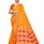 Yellow Woven Poly Silk Saree With Blouse