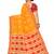 Yellow Woven Poly Silk Saree With Blouse
