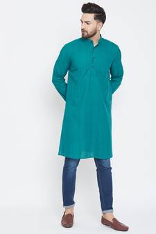 Bluewoven Pure Cotton Men Kurtas