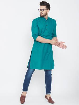Bluewoven Pure Cotton Men Kurtas 2