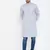 Grey Woven Pure Cotton Men Kurtas