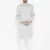 Grey Plain Pure Cotton Men Kurtas