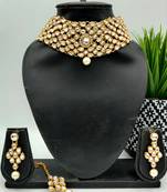 White kundan necklace sets