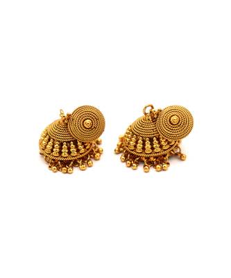 Gold Plated Classic Jhumki 4