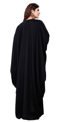 Justkartit Women Korean Nida Hand Work Kaftan Abaya 5