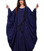 Justkartit Women Korean Nida Hand Work Kaftan Abaya