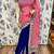 Pink Embroidered Pure Silk Saree With Blouse