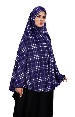 Justkartit Women Cotton Lycra Stitched Instant Chaderi Hijab Makhna 4