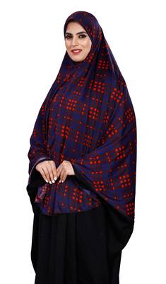 Justkartit Women Cotton Lycra Stitched Instant Chaderi Hijab Makhna 1